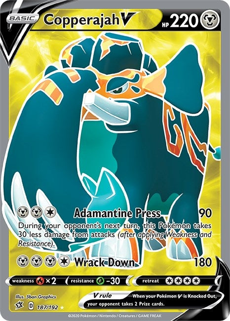 Copperajah V (Full Art) (187/192) (SWSH02)