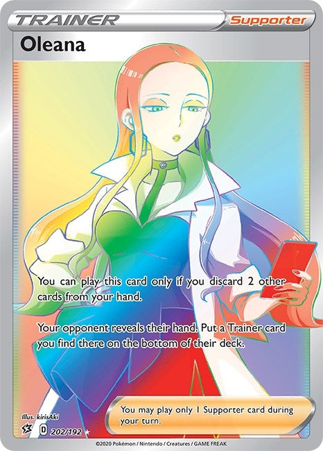 Oleana (Secret) (202/192) (SWSH02)