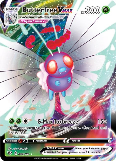 Butterfree VMAX (002/189) (SWSH03)