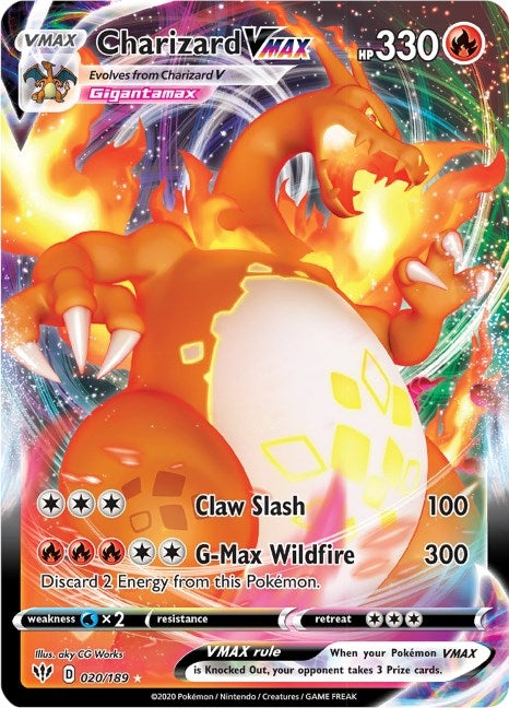 Charizard VMAX (020/189) (SWSH03)