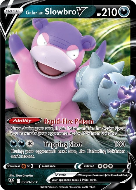 Galarian Slowbro V (099/189) (SWSH03)
