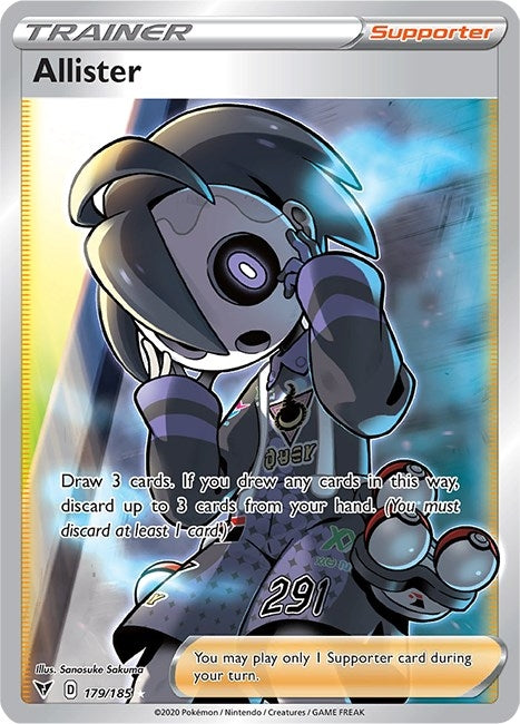 Allister (Full Art) (179/185) (SWSH04)