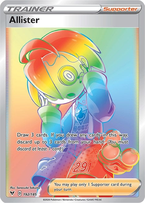 Allister (Secret) (192/185) (SWSH04)