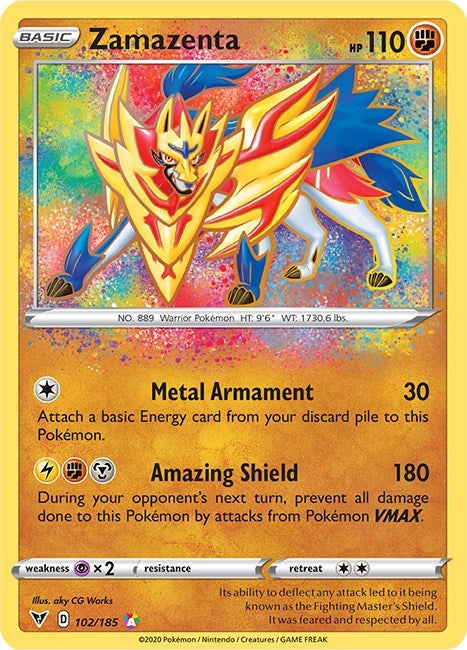Zamazenta (102/185) (SWSH04)