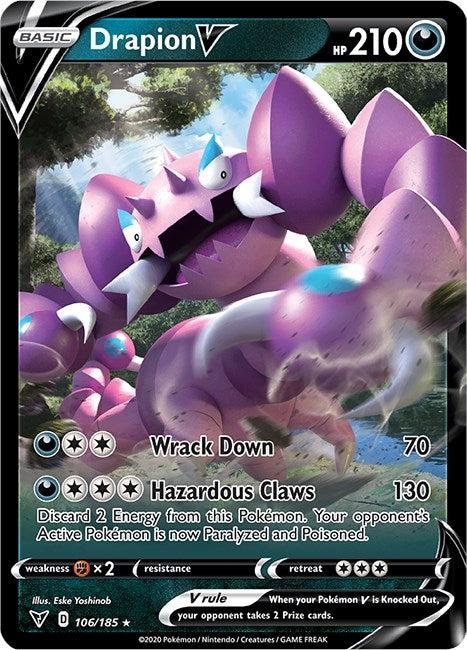 Drapion V (106/185) (SWSH04)