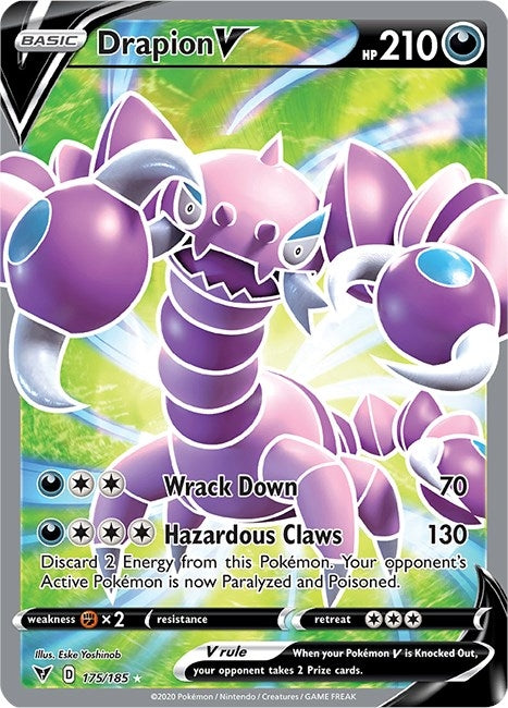 Drapion V (Full Art) (175/185) (SWSH04)