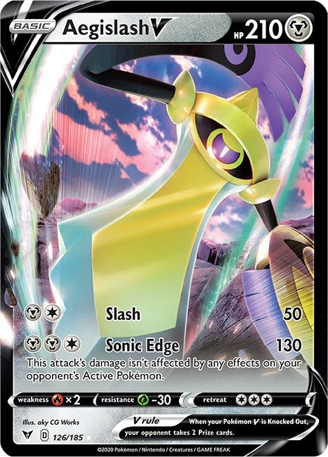Aegislash V (126/185) (SWSH04)