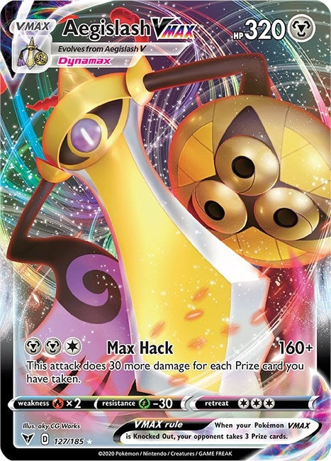 Aegislash VMAX (127/185) (SWSH04)