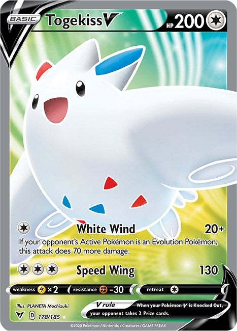 Togekiss V (Full Art) (178/185) (SWSH04)