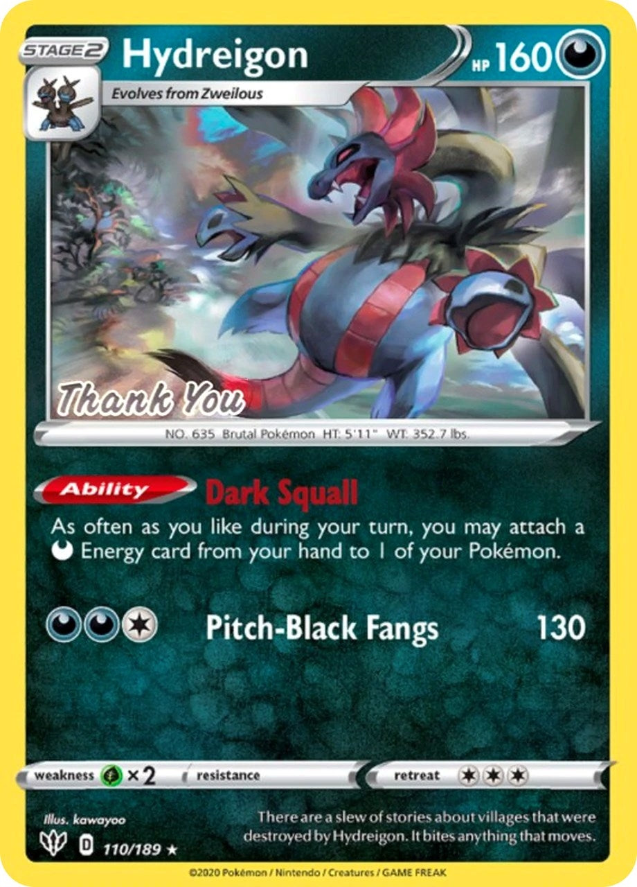 Hydreigon - 110/189 [Thank You] (110/189) (MCAP)