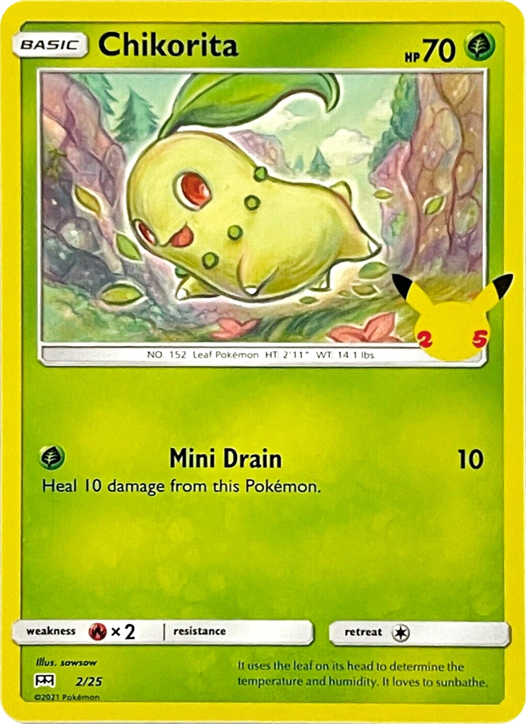 Chikorita (002/025) (MCD21)