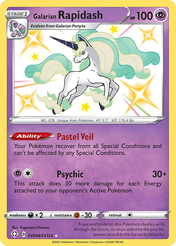Galarian Rapidash (SV048/SV122) (SHFSV)