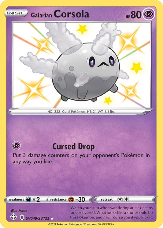 Galarian Corsola (SV049/SV122) (SHFSV)