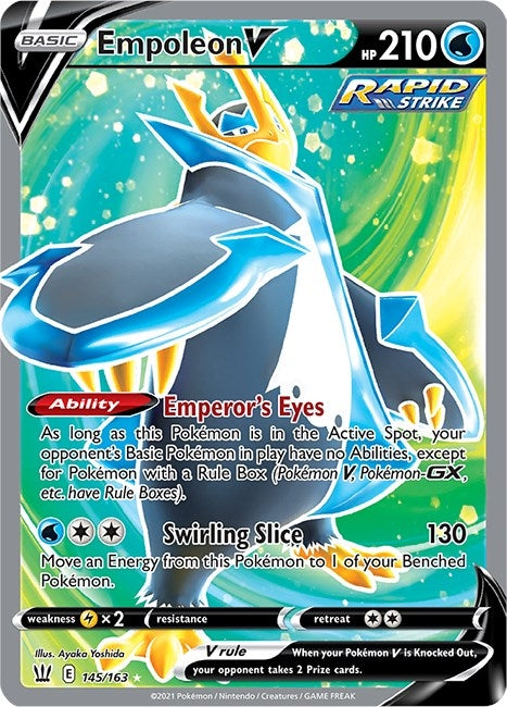 Empoleon V (Full Art) (145/163) (SWSH05)