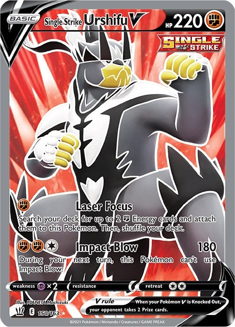 Single Strike Urshifu V (Full Art) (150/163) (SWSH05)