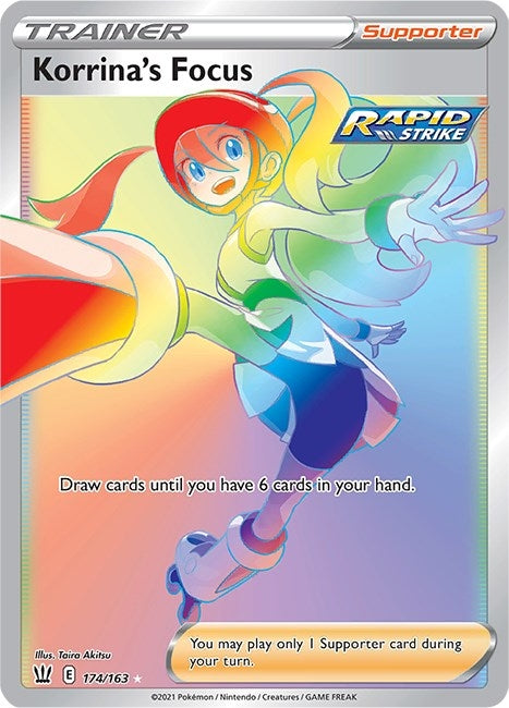 Korrina's Focus (Secret) (174/163) (SWSH05)