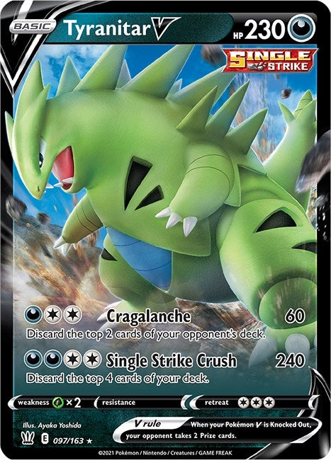 Tyranitar V (097/163) (SWSH05)