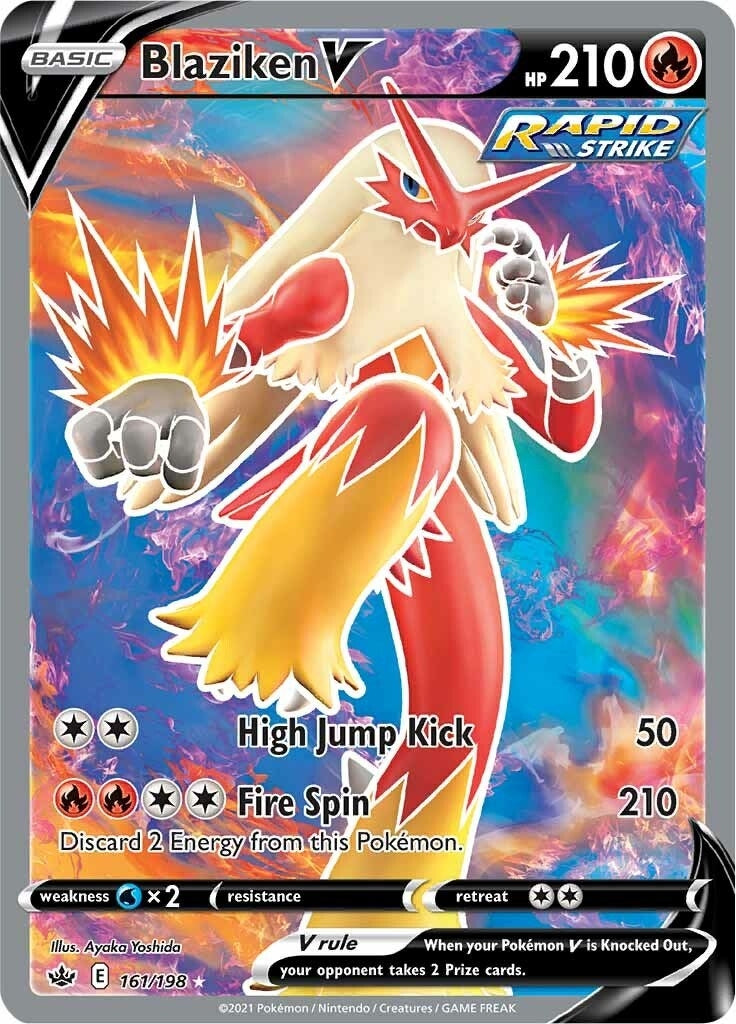 Blaziken V (Full Art) (161/198) (SWSH06)