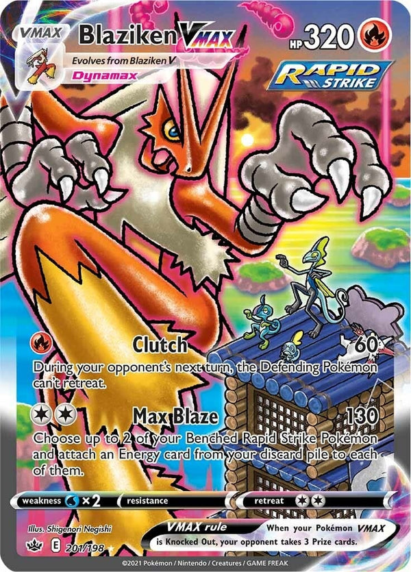 Blaziken VMAX (Alternate Art Secret) (201/198) (SWSH06)