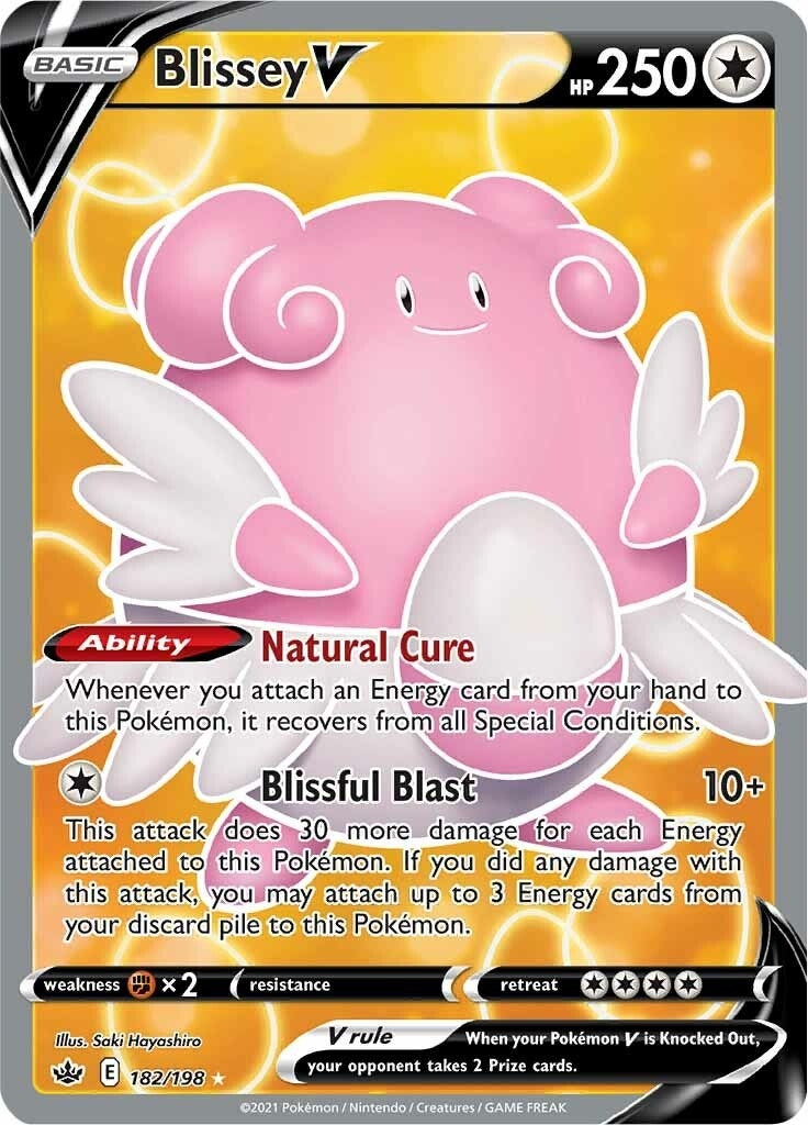 Blissey V (Full Art) (182/198) (SWSH06)