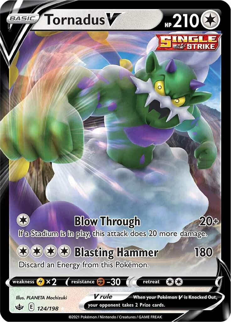 Tornadus V (124/198) (SWSH06)