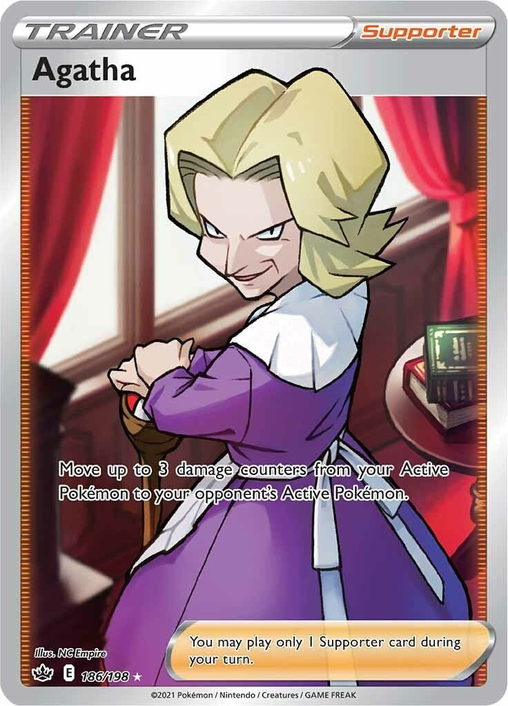 Agatha (Full Art) (186/198) (SWSH06)