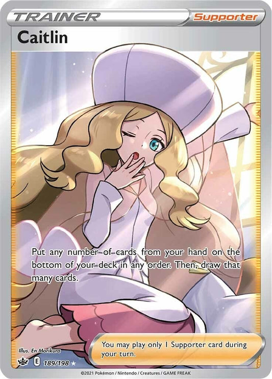 Caitlin (Full Art) (189/198) (SWSH06)