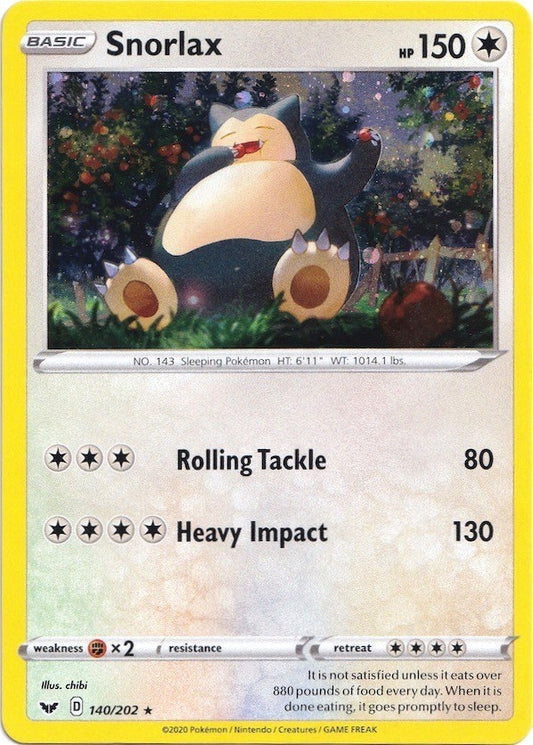 Snorlax - 140/202 (Cosmos Holo) (140/202) (BLE)
