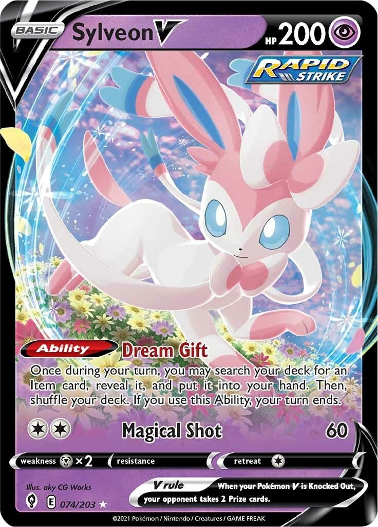 Sylveon V (074/203) (SWSH07)
