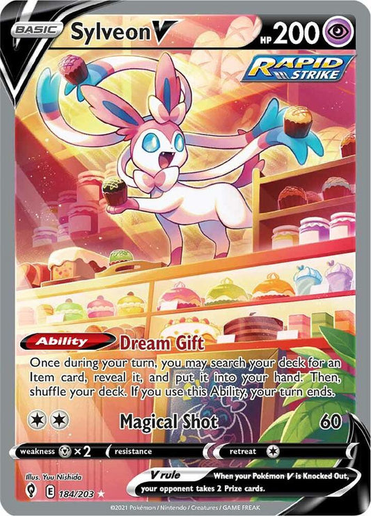 Sylveon V 184/203 - NM
