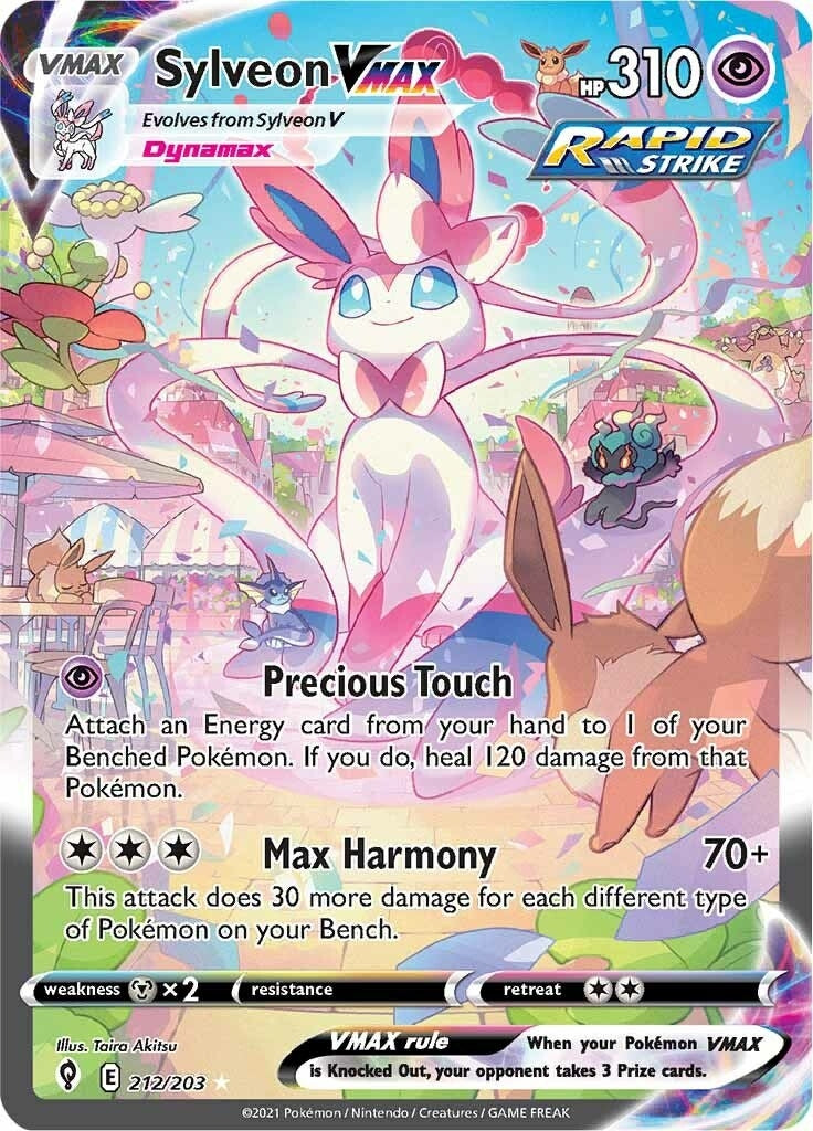 Sylveon VMAX (Alternate Art Secret) (212/203) (SWSH07)