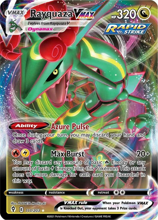 Rayquaza VMAX (111/203) (SWSH07)