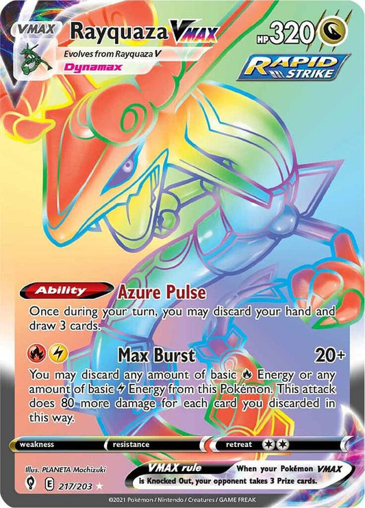 Rayquaza VMAX 217/203 - NM