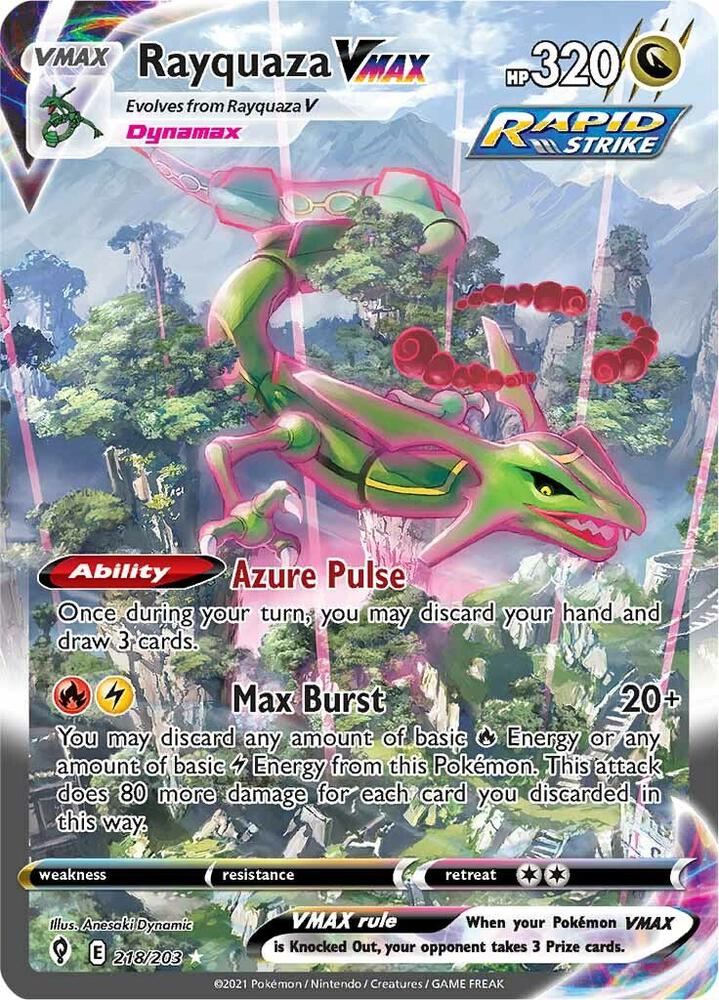Rayquaza VMAX 218/203 - NM