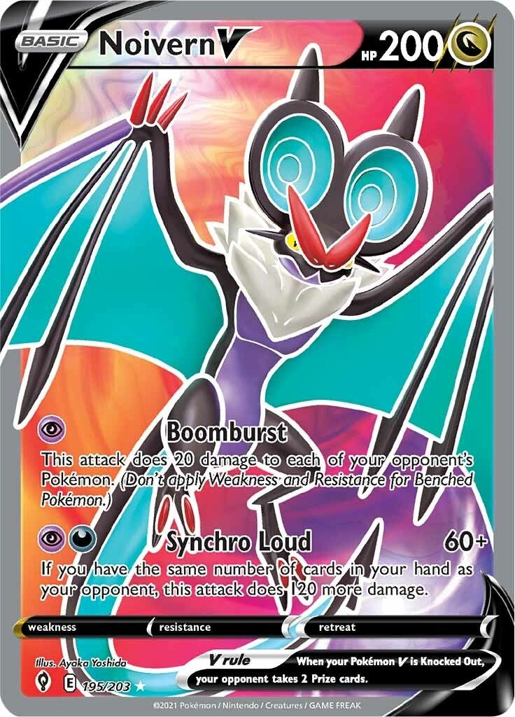 Noivern V (Full Art) (195/203) (SWSH07)