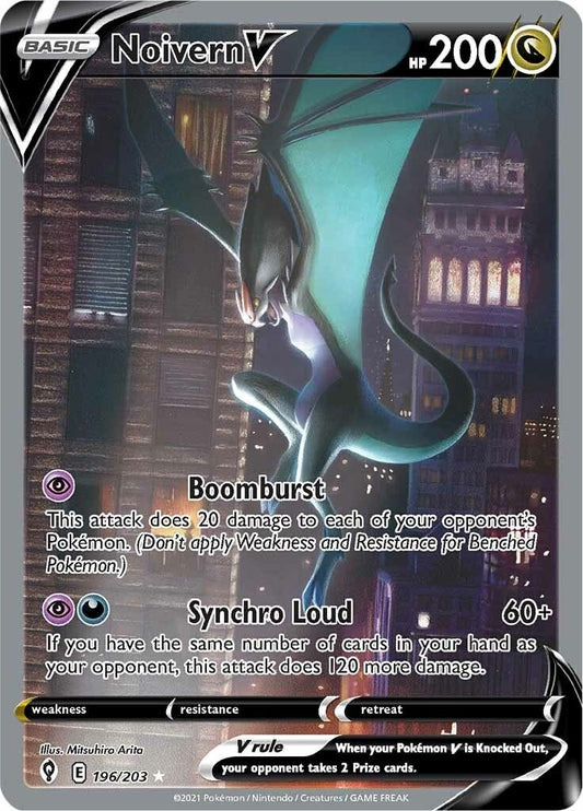 Noivern V (Alternate Full Art) (196/203) (SWSH07)