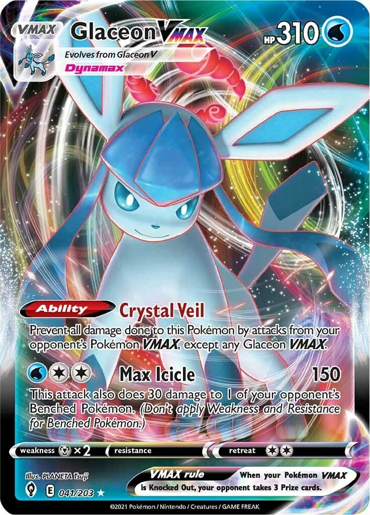 Glaceon VMAX (041/203) (SWSH07)