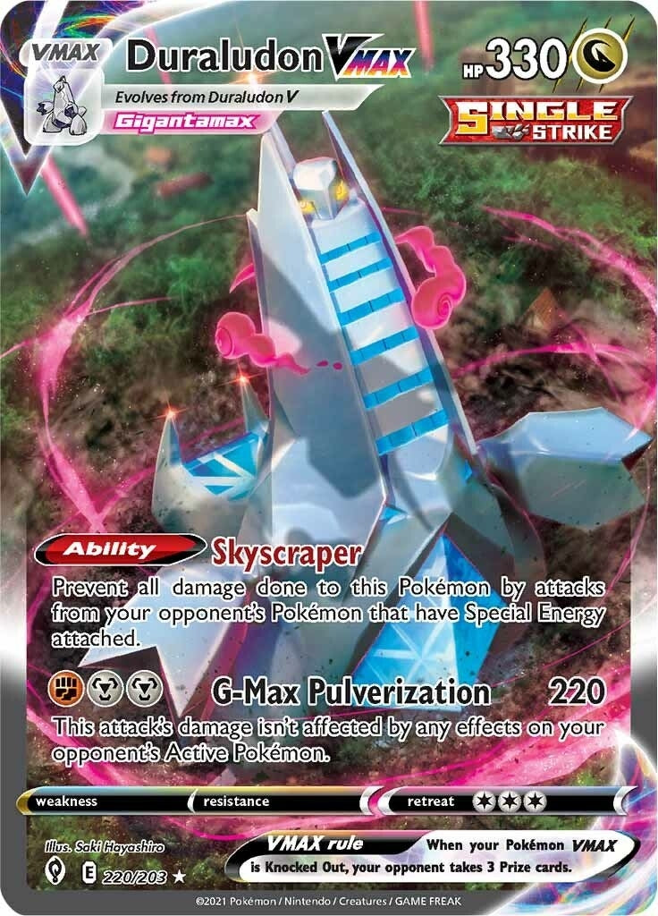 Duraludon VMAX (Alternate Art Secret) (220/203) (SWSH07)