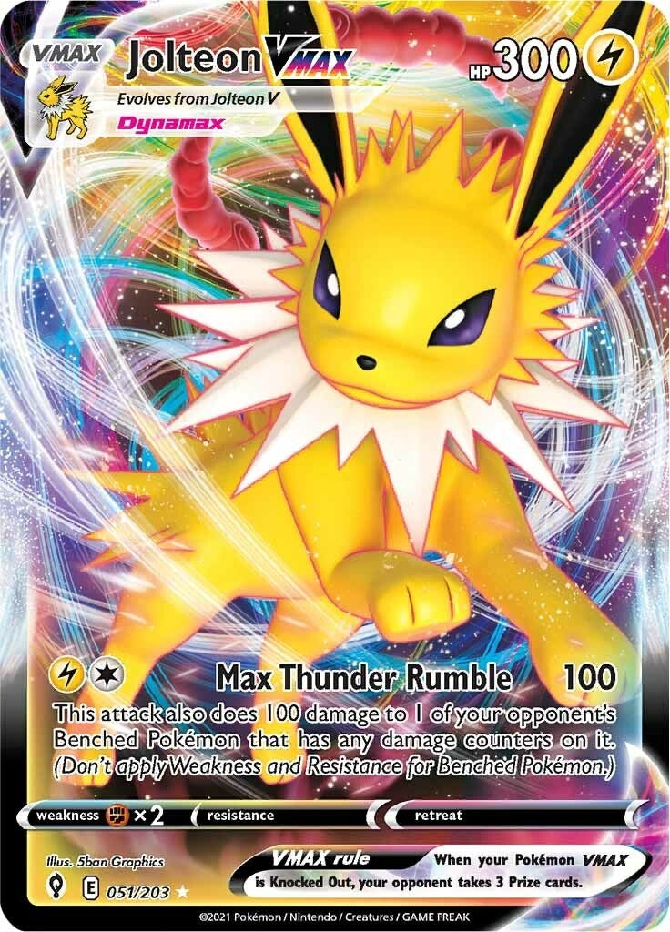 Jolteon VMAX (051/203) (SWSH07)