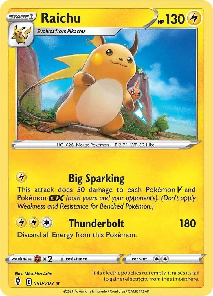 Raichu (050/203) (SWSH07)