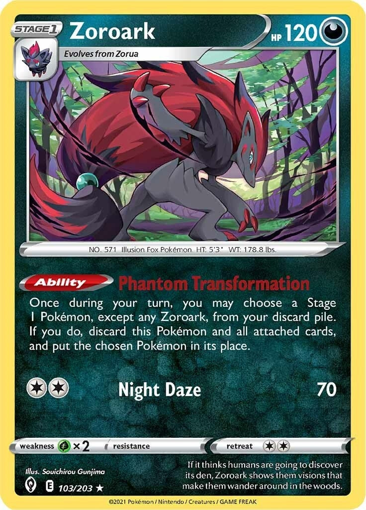 Zoroark (103/203) (SWSH07)