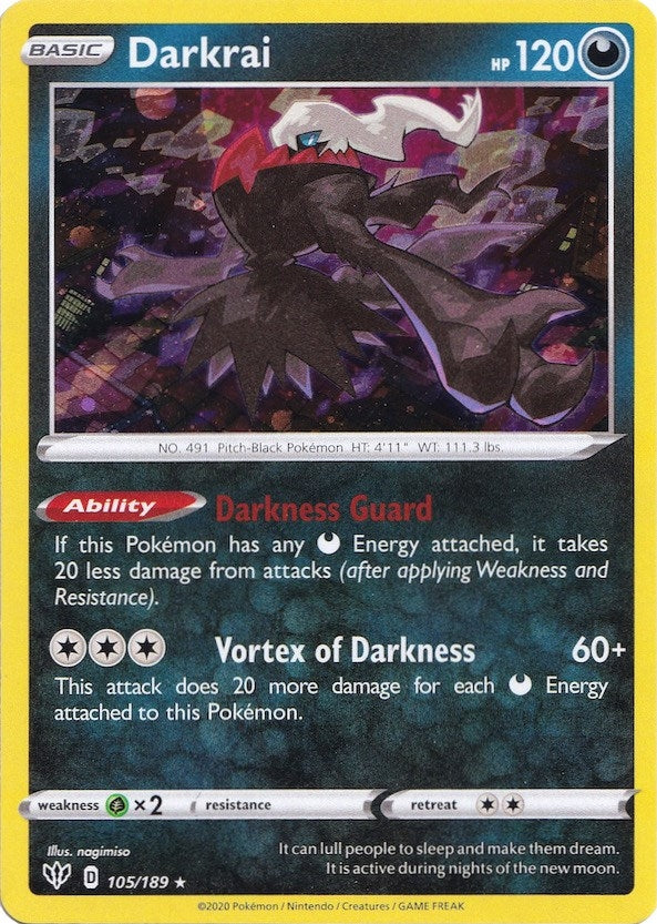Darkrai - 105/189 (Cosmos Holo) (105/189) (MCAP)