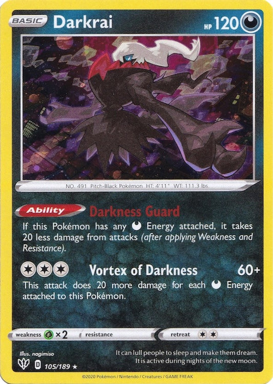 Darkrai - 105/189 (Cosmos Holo) (105/189) (MCAP)