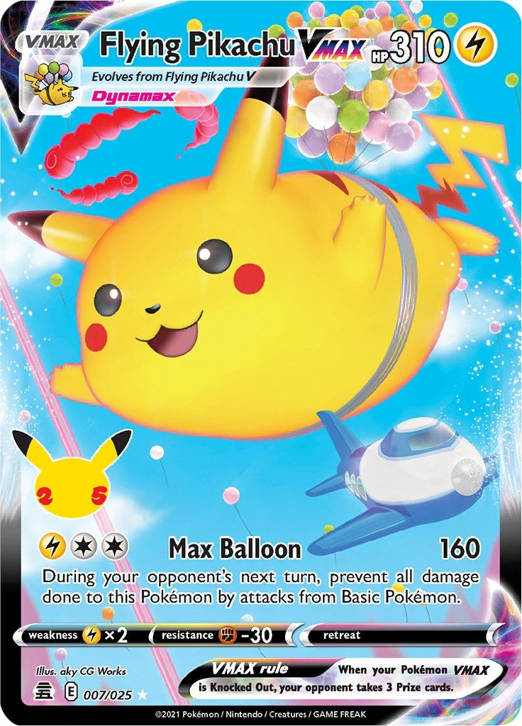 Flying Pikachu VMAX (007/025) (CLB)