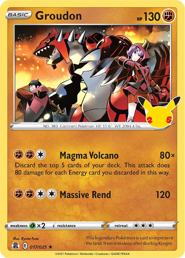 Groudon (017/025) (CLB)
