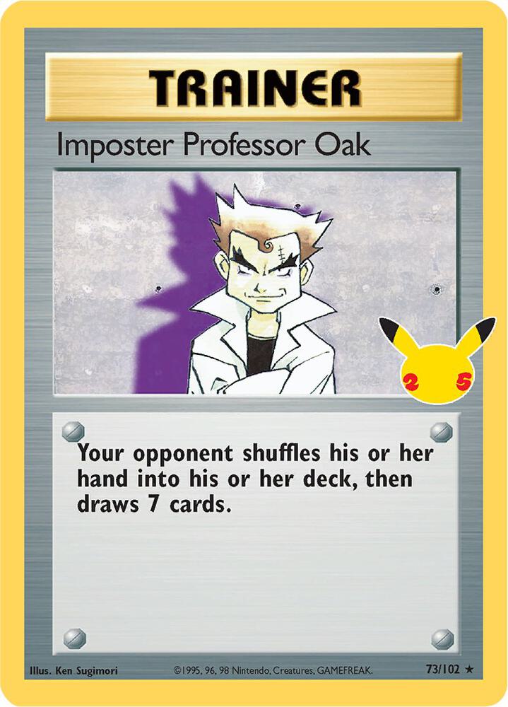 Imposter Professor Oak 73/102 - NM