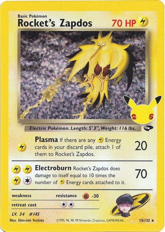 Rocket's Zapdos (15/132) (CCC)