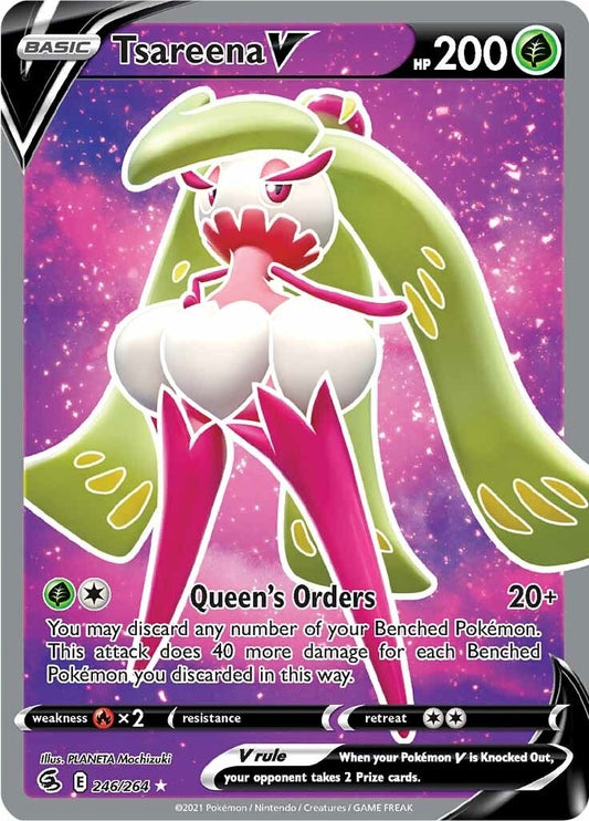 Tsareena V (Full Art) (246/264) (SWSH08)