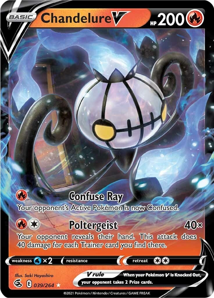 Chandelure V (039/264) (SWSH08)