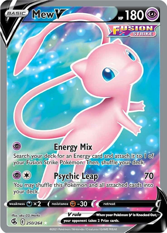 Mew V (Full Art) (250/264) (SWSH08)